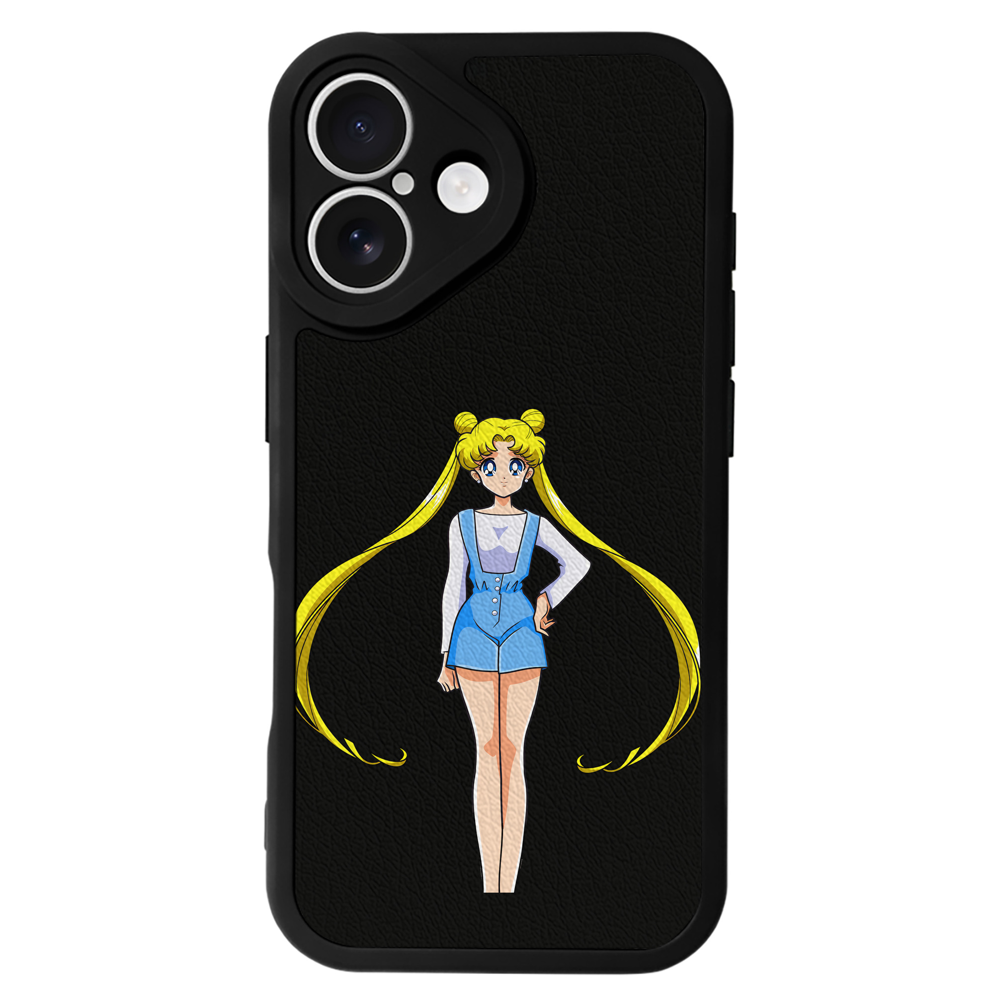 （画像用） 美少女戦士セーラームーン 愛野 美奈子 あいの みなこ Sailor Moon Aino Minako 【iPhone 16シリーズ対応】シリコンスマホケース（レザー調） 材質：シリコン